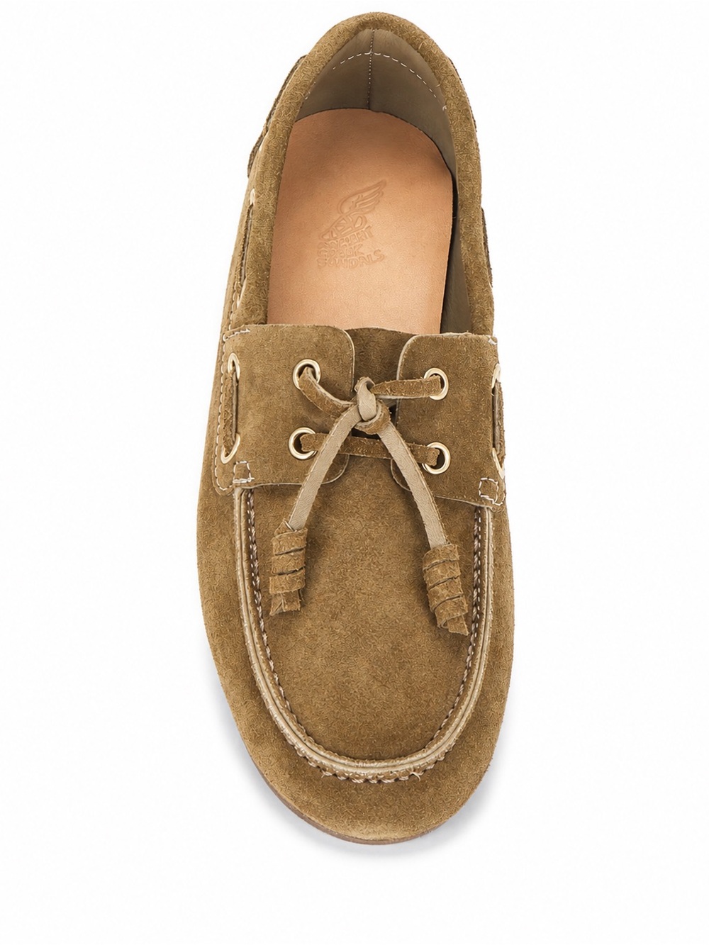 Ancient Greek Pilaria Loafer in Suede Khaki